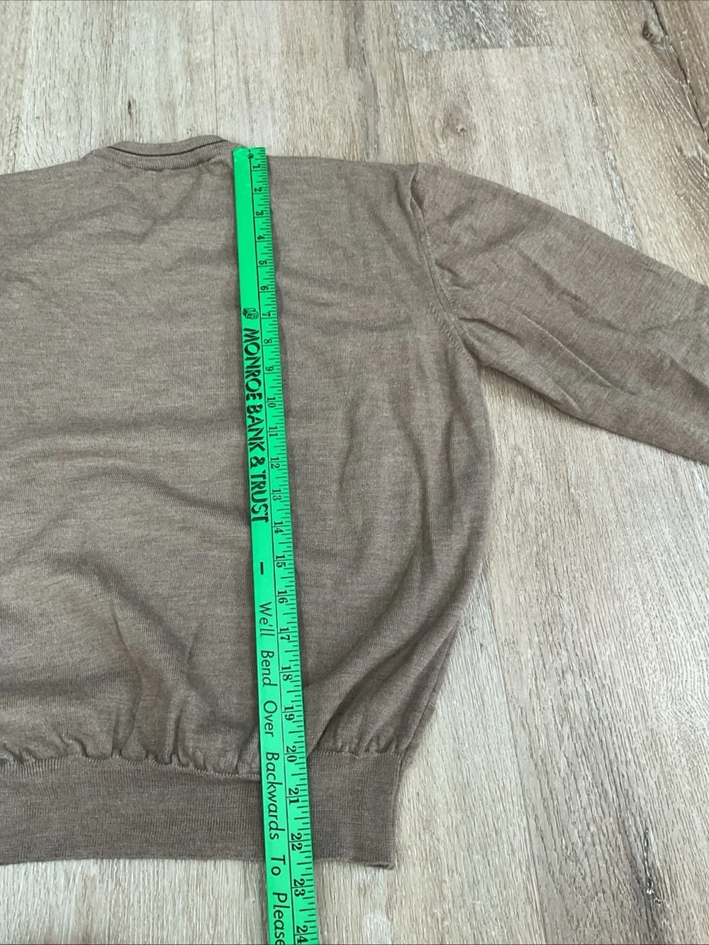 Kirkland Signature - Men's V-Neck Sweater - Brown - Size X-Large